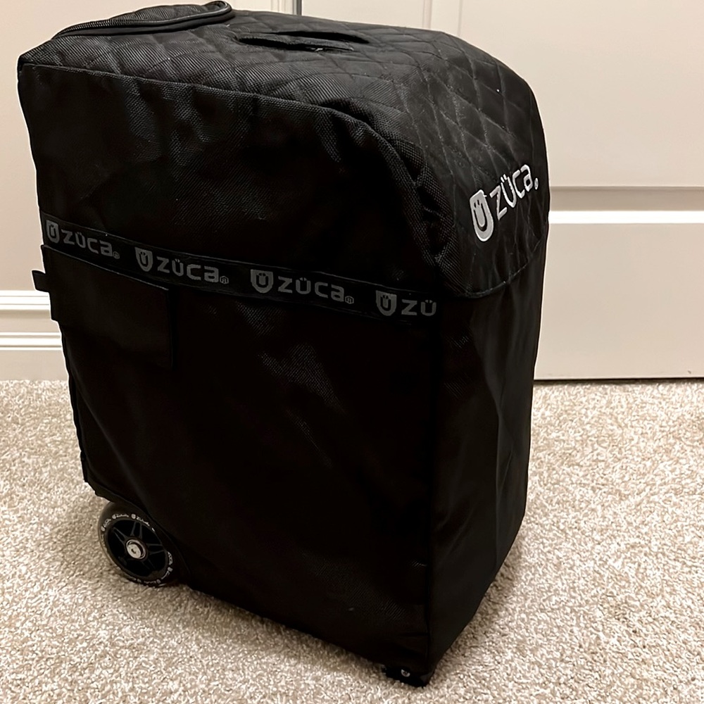 ZUCA makeup artist rolling train case.